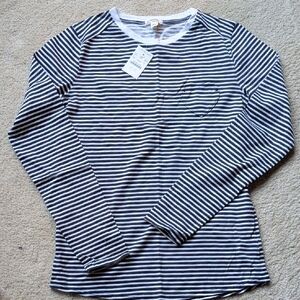 Crewcuts Blue and White Striped Tee